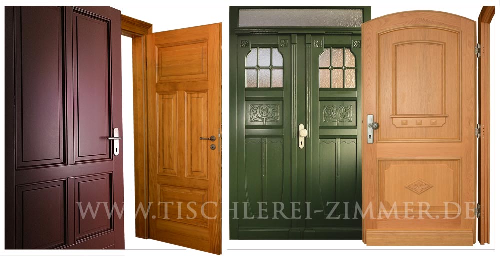 Haustüren - Innentüren - Schiebetüren aus der Tischlerei Zimmer