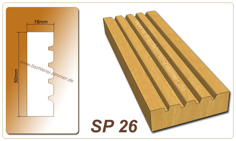 Schlagleistenprofil - SP 26